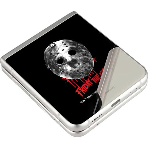 Warner Bros Friday the 13th Jason Voorhees Dripping Mask Galaxy Z Flip3 5G Skin